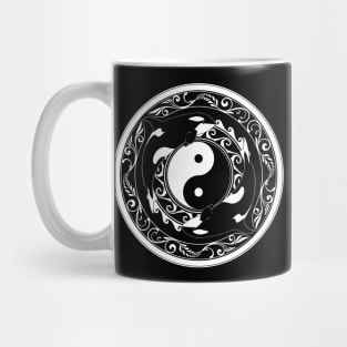 Yin Yang Orcas Mug